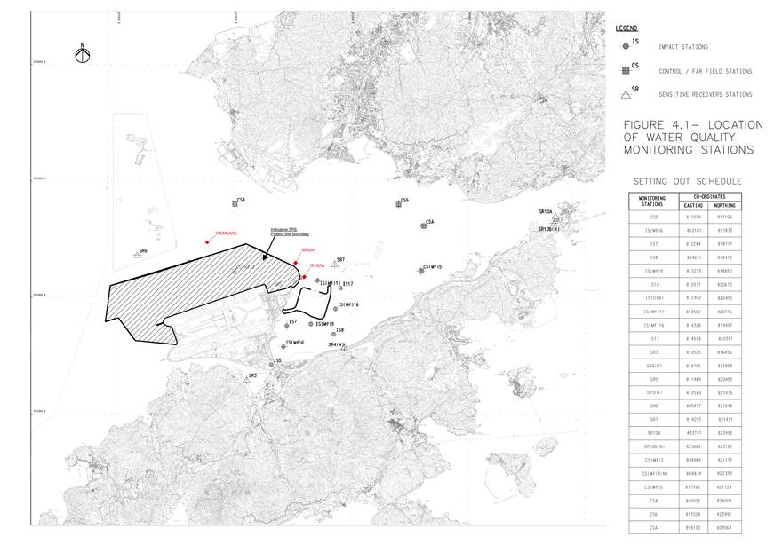 Figure 4_1 Water quality monitoring stations