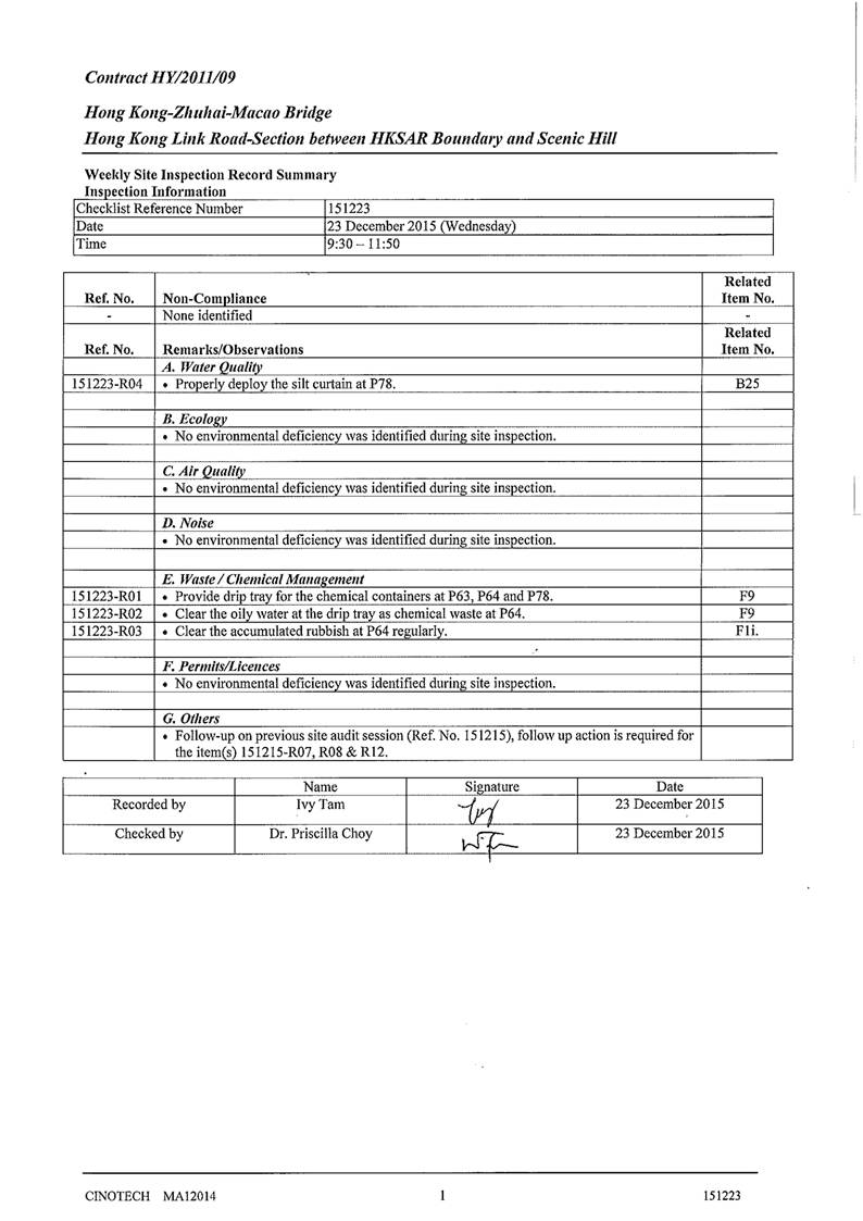 App M - Site Audit-020
